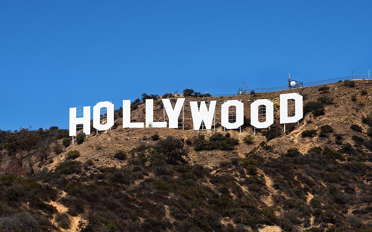 Hollywood sign representing entertainment industry transformation